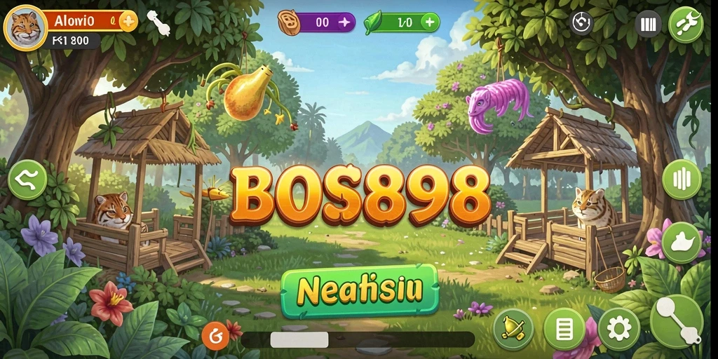 Tampilan screenshot utama BOS898 yang menunjukkan gameplay seru dan menyenangkan.
