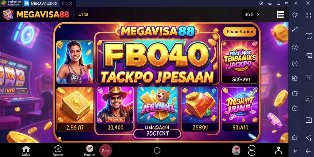 Tampilan gameplay menarik dari MEGAVISA88 dengan efek visual yang memukau.