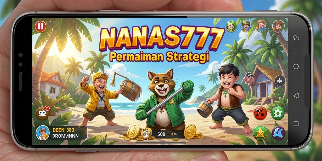 Tampilan gameplay NANAS777 yang memikat dengan elemen strategi.