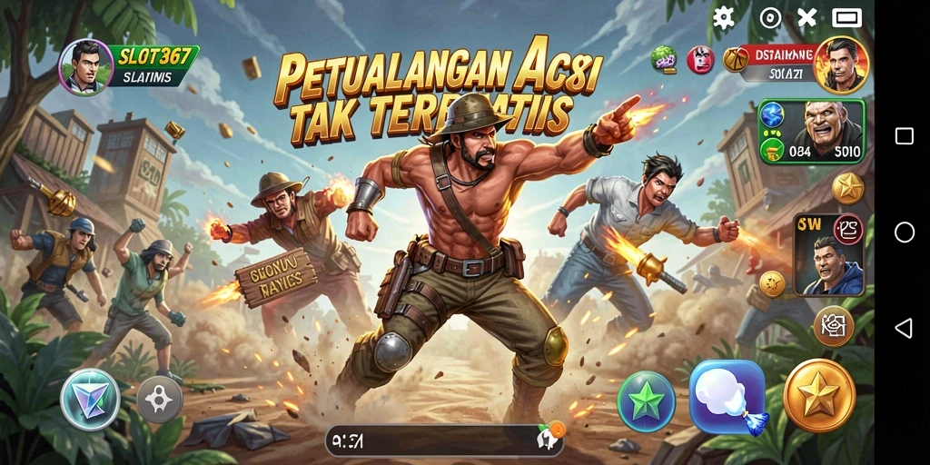 Tampilan layar gameplay SLOT367 yang menegangkan dan seru.