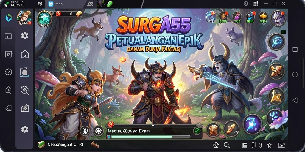 Gameplay SURGA55 yang seru dan penuh aksi di dunia RPG.
